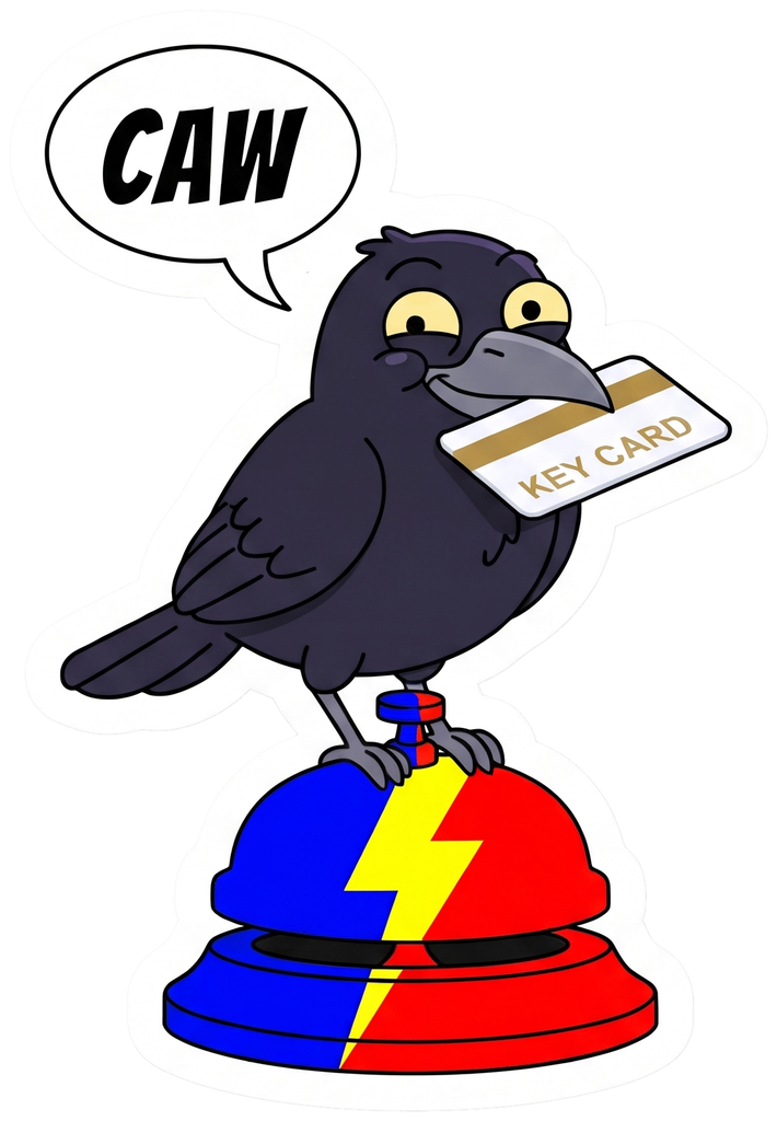 Caw sticker