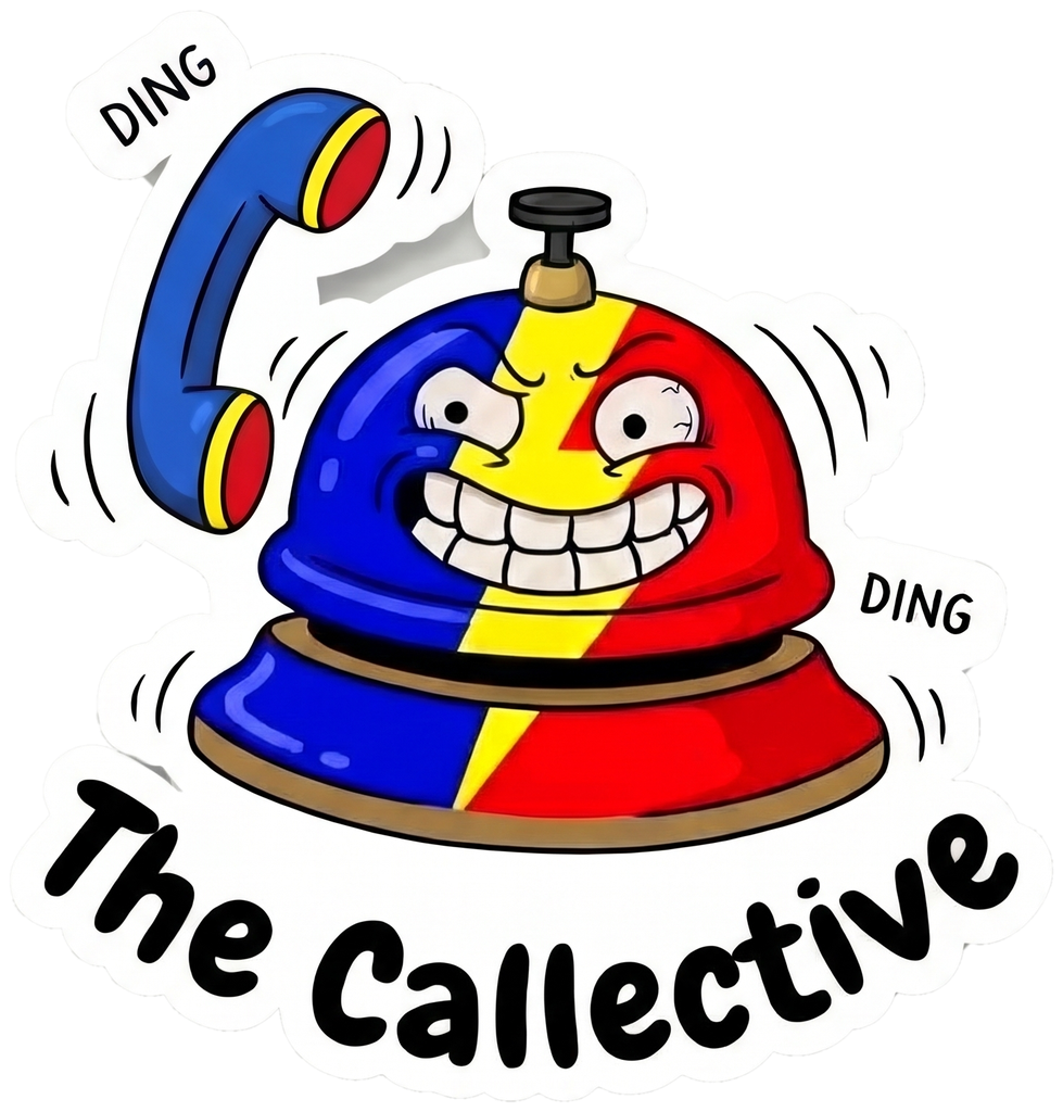 PLA bell: The Callective sticker